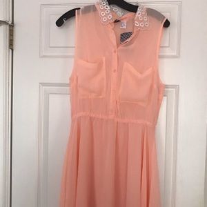 NWT H&M Sleeveless Chiffon Dress